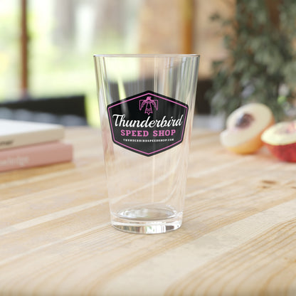 Purple Pint Glass, 16oz  Thunderbird Speed Shop