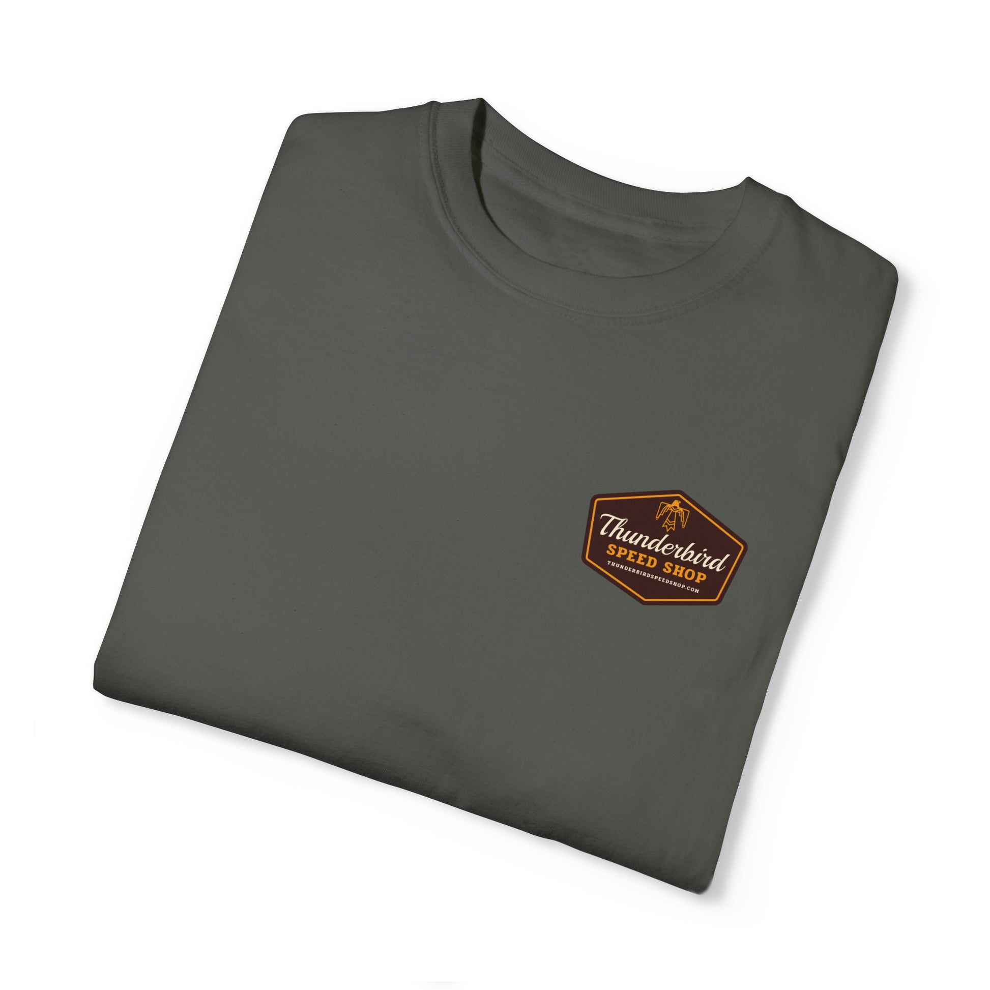 Thunderbird Logo Unisex Garment-Dyed T-shirt  Thunderbird Speed Shop