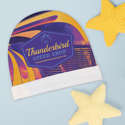 Purple Thunderbird Baby Beanie (AOP)  Thunderbird Speed Shop