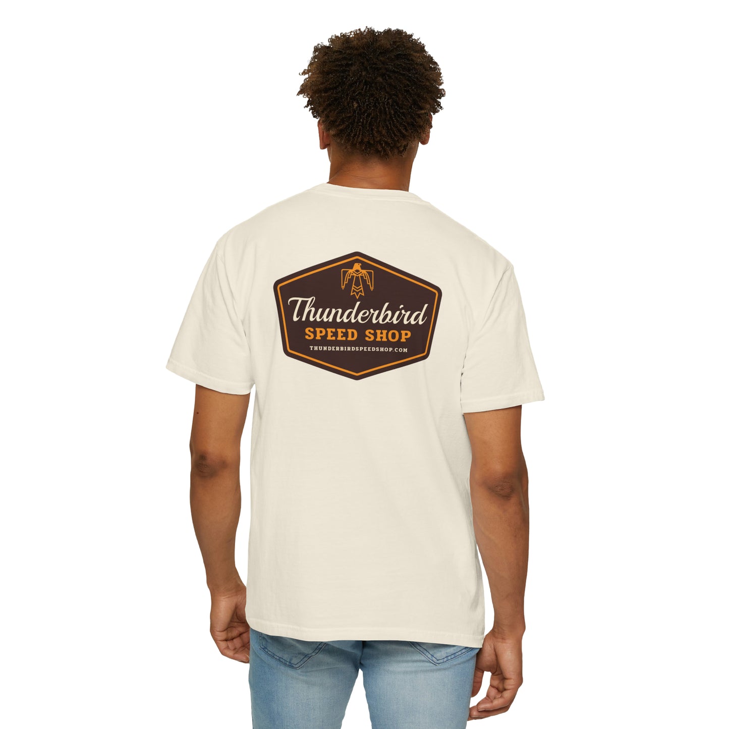 Thunderbird Logo Unisex Garment-Dyed T-shirt  Thunderbird Speed Shop