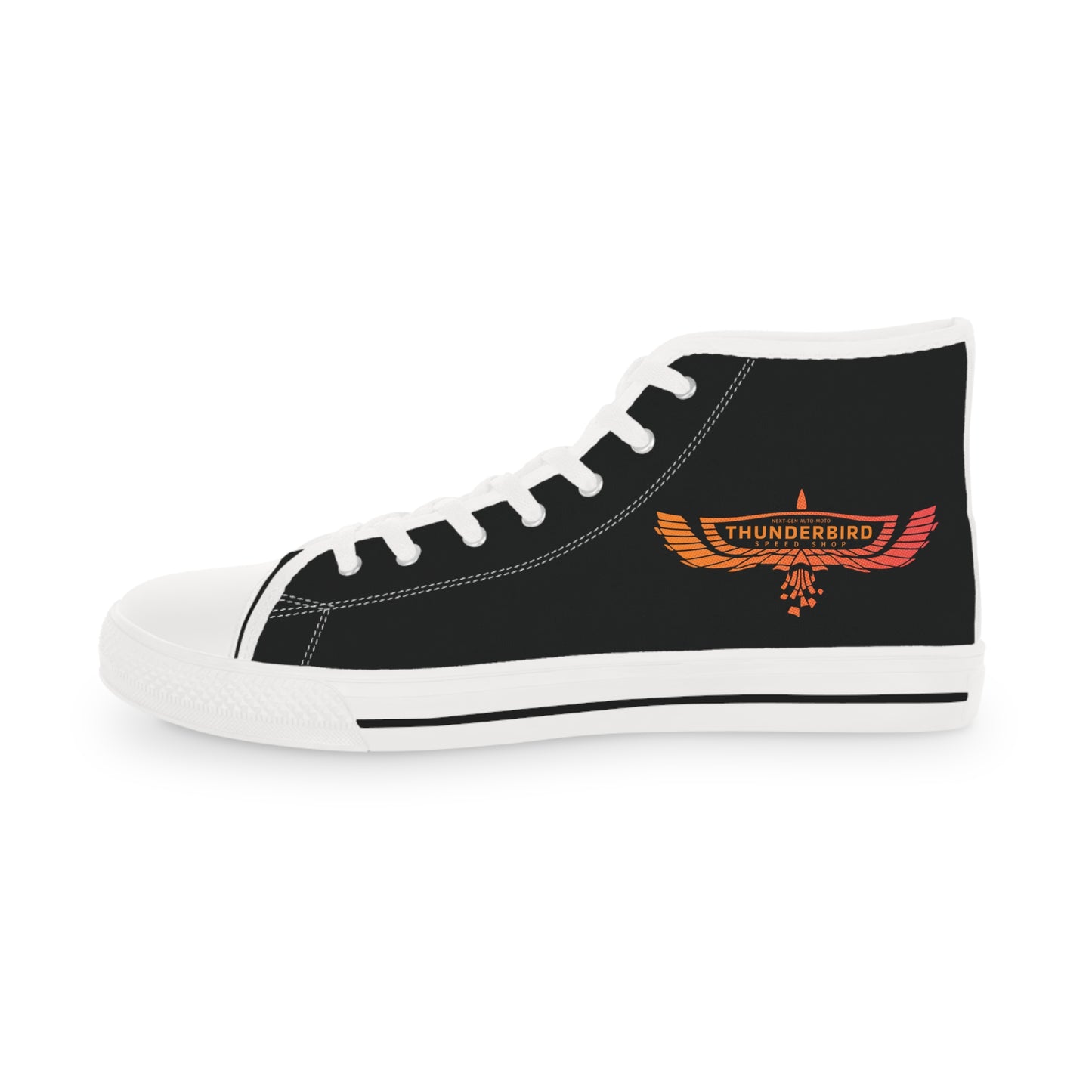 T-Bird Men's High Top Sneakers  Thunderbird Speed Shop