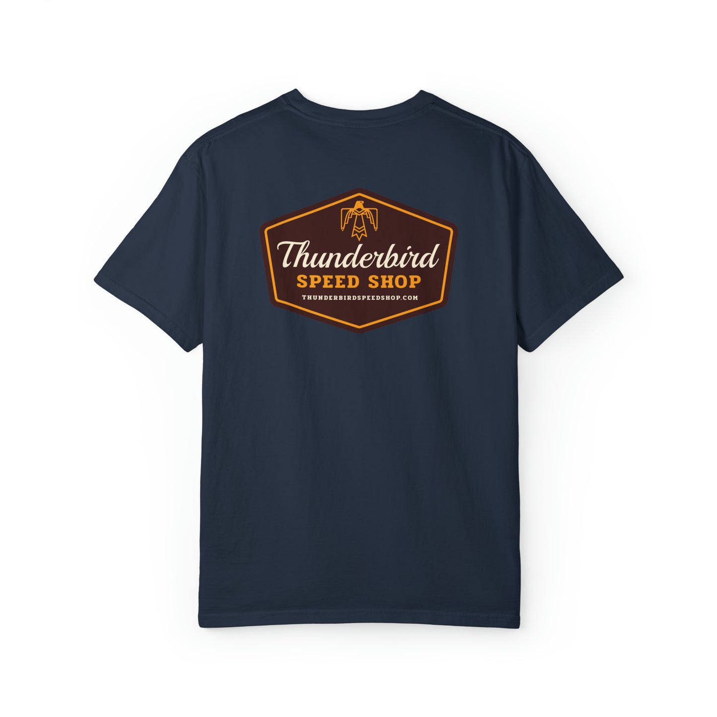 Thunderbird Logo Unisex Garment-Dyed T-shirt  Thunderbird Speed Shop