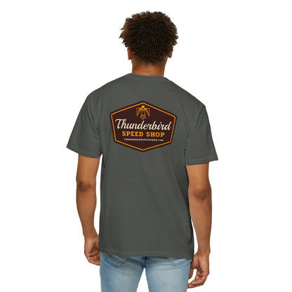 Thunderbird Logo Unisex Garment-Dyed T-shirt  Thunderbird Speed Shop