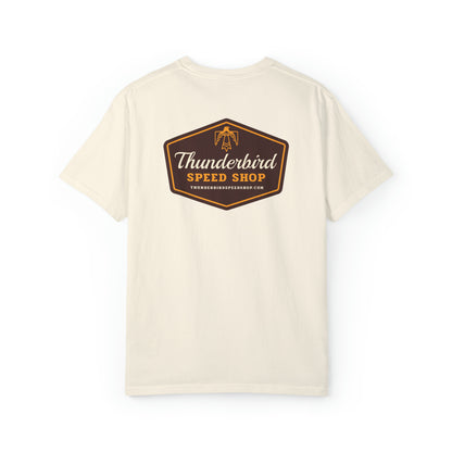 Thunderbird Logo Unisex Garment-Dyed T-shirt  Thunderbird Speed Shop