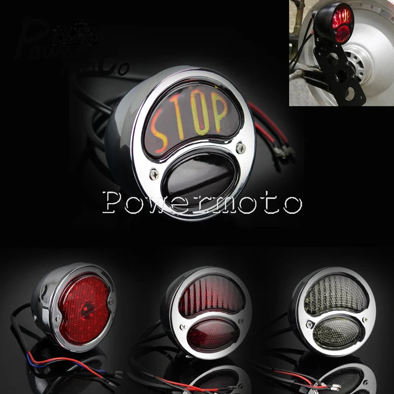 STOP LED Replica Motorcycle Taillights  Thunderbird Speed Shop