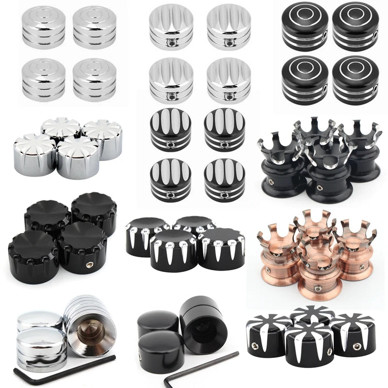 Motorcycle Spark Plug Head Bolt Cap Cover Plug Black/Chrome  Thunderbird Speed Shop