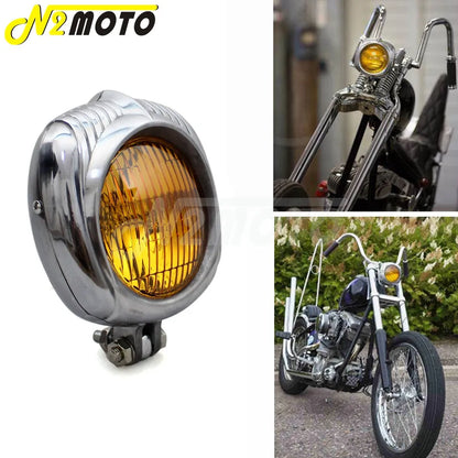 Vintage Style Amber Headlight  Thunderbird Speed Shop