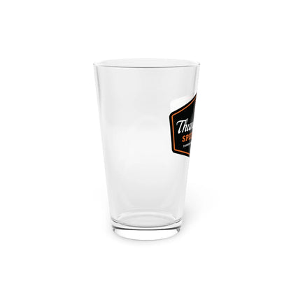 Orange Pint Glass, 16oz  Thunderbird Speed Shop