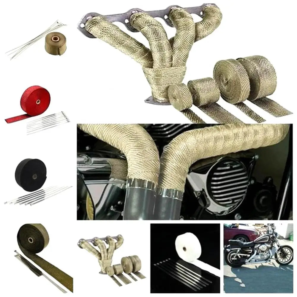 Fiberglass Motorcycle Exhaust Tape