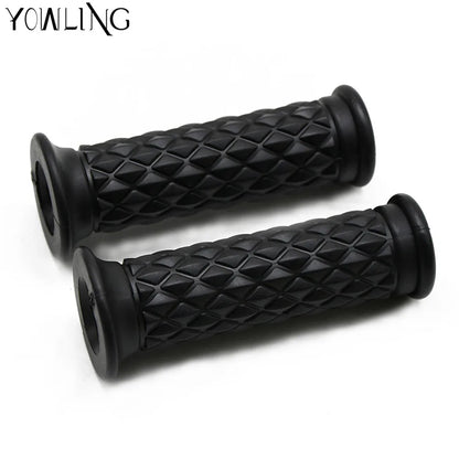 7/8" Handle Bar Retro Rubber Motorcycle Handlebar Grips  Thunderbird Speed Shop