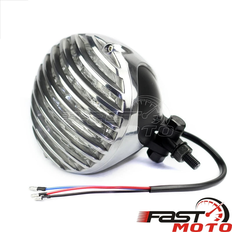 5'' Grill Motorcycle Headlight  Thunderbird Speed Shop