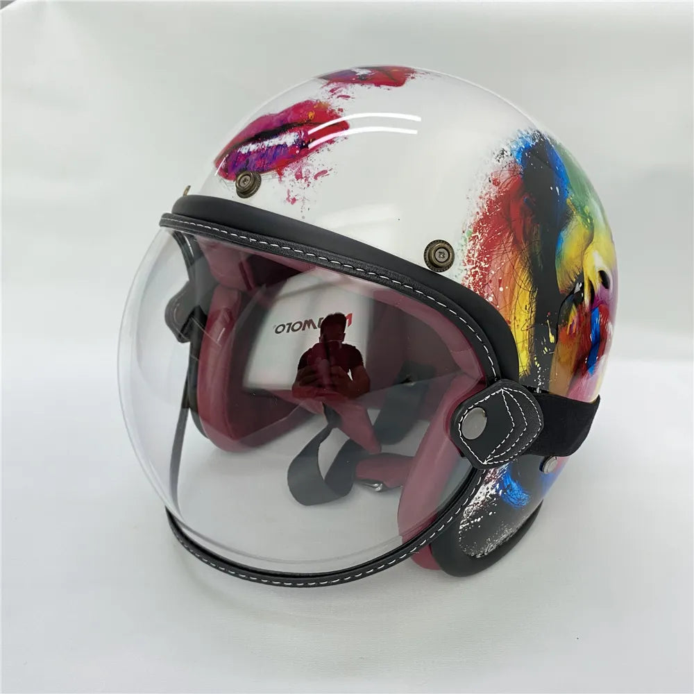 Universal Motorcycle Helmet Bubble Shield  Thunderbird Speed Shop