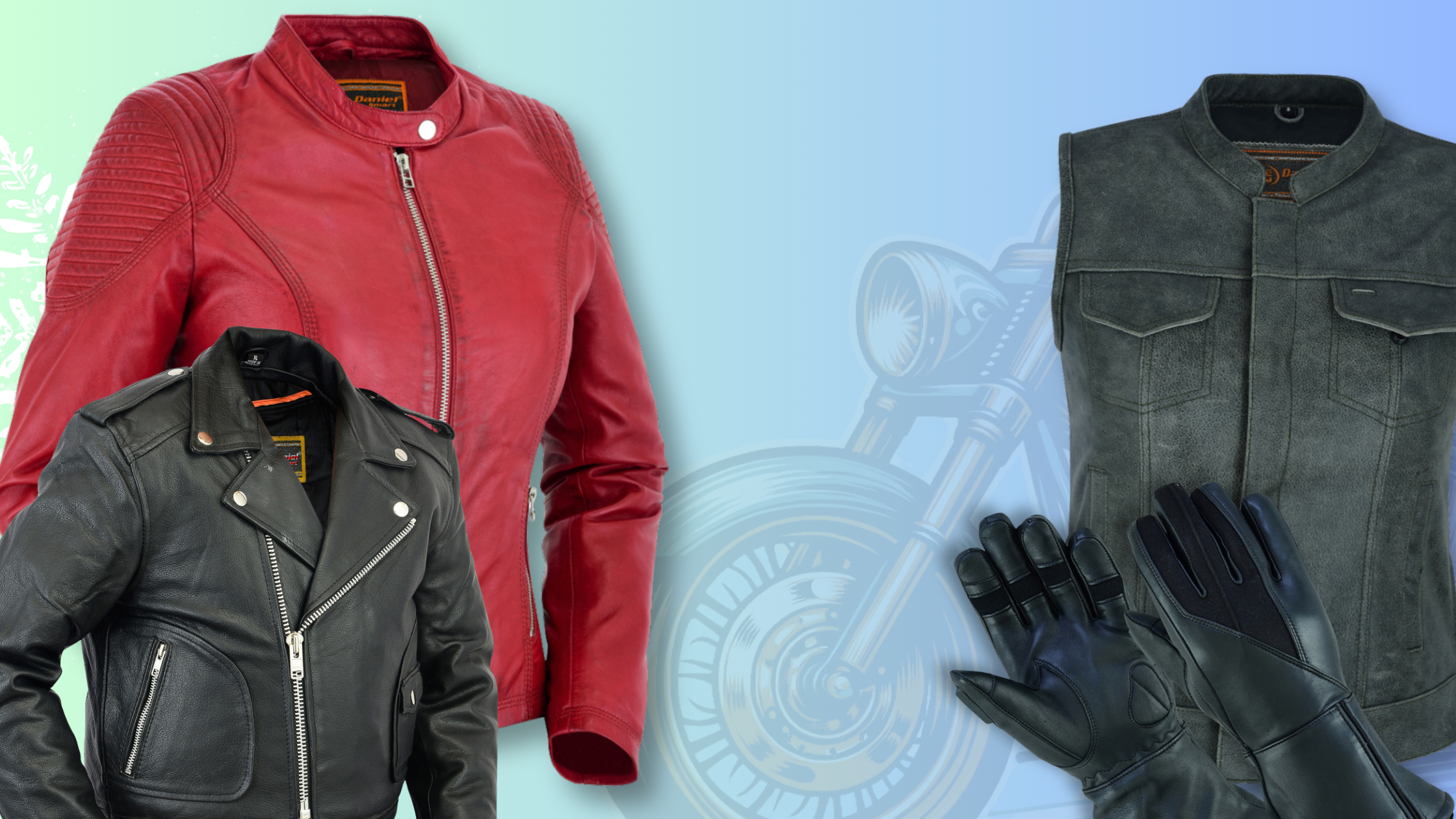 Leather Motorcycle Jackets Gloves Vests Houston