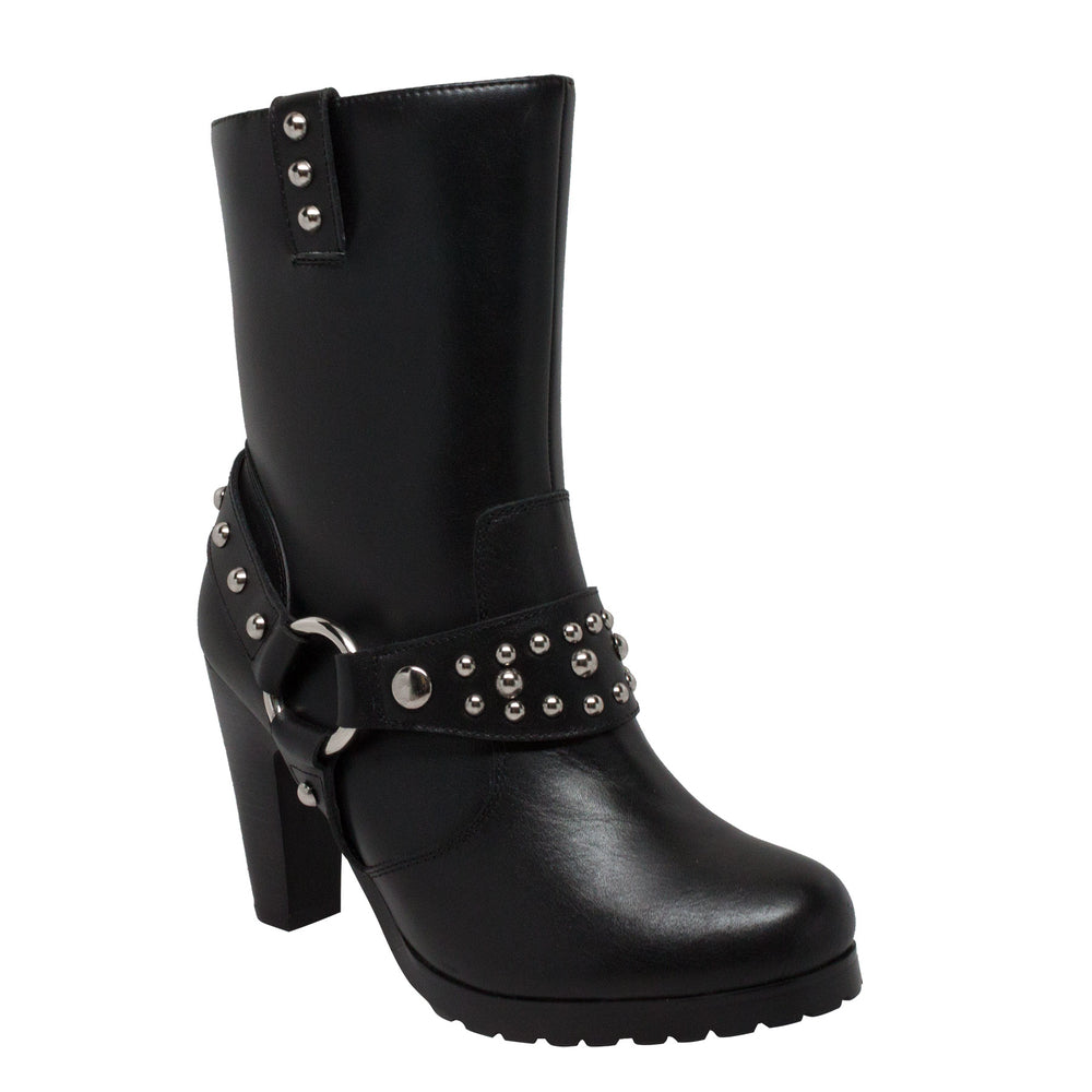 8546 Women's Heeled Boot w/Studs  Thunderbird Speed Shop