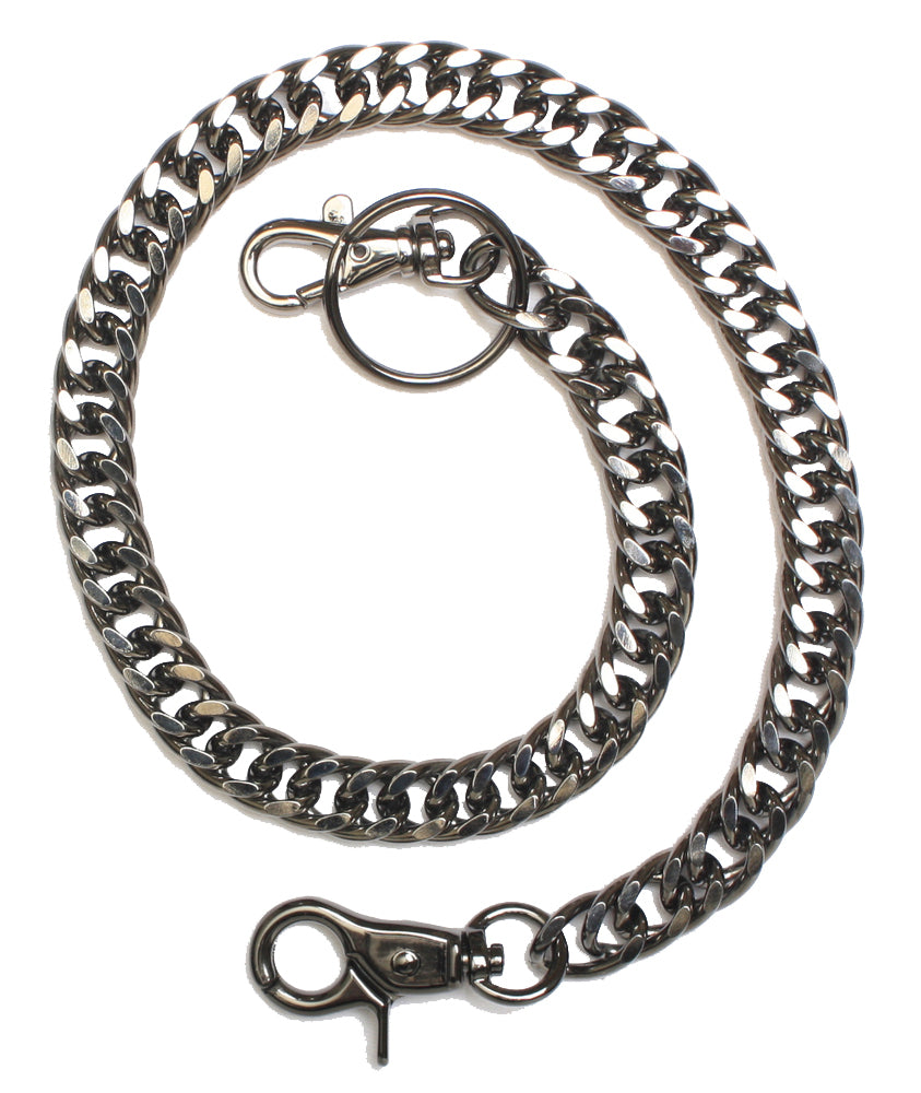 J2002 20-Inch Gun Metal Wallet Chain  Thunderbird Speed Shop