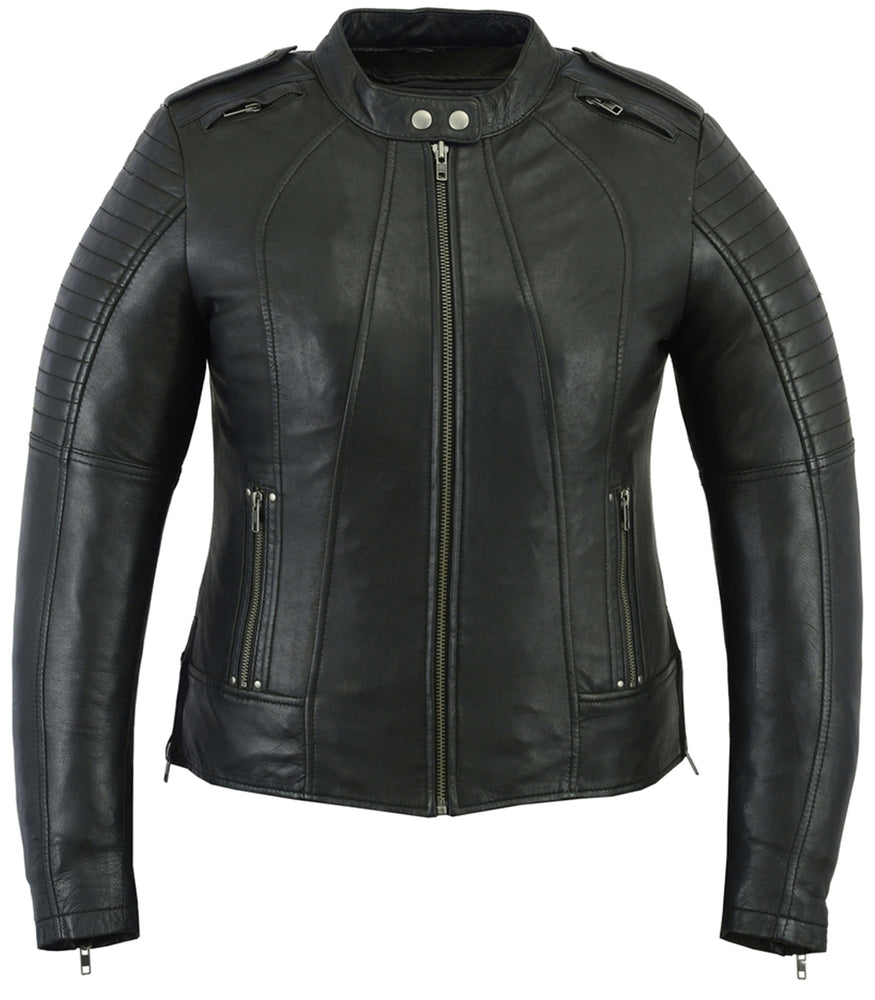 DS893 Women's Updated Biker Style Jacket  Thunderbird Speed Shop