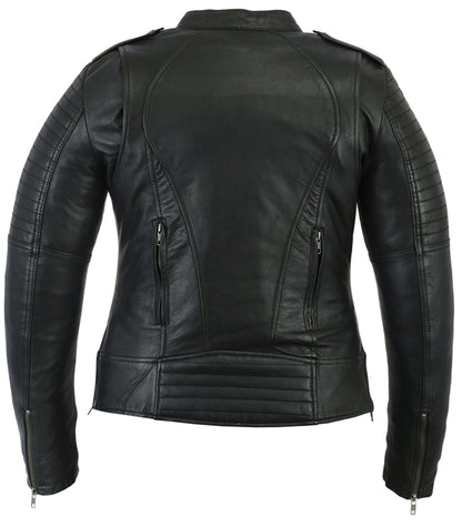 DS893 Women's Updated Biker Style Jacket  Thunderbird Speed Shop