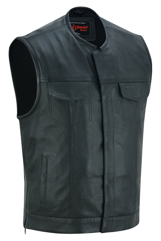 DS183 Men's Premium Perforated Single Back Panel Concealment Vest W/O  Thunderbird Speed Shop