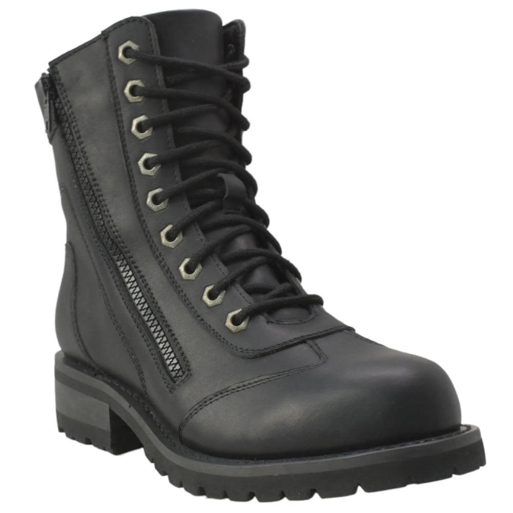 8650 Women's Zipper Biker Boot  Thunderbird Speed Shop