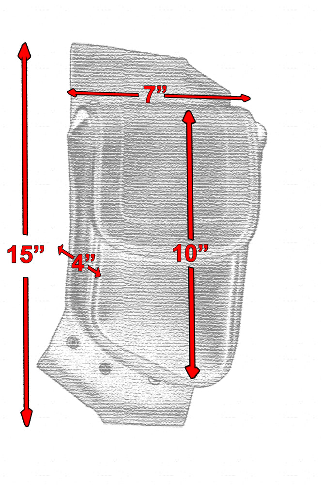 DS5827L Crash Bar Bag - Left Side  Thunderbird Speed Shop