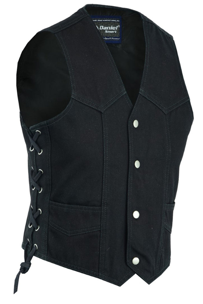 DM9726 Kid's Denim Side Lace Vest  Thunderbird Speed Shop