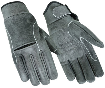 DS42V Premium Gray Cruiser Glove  Thunderbird Speed Shop