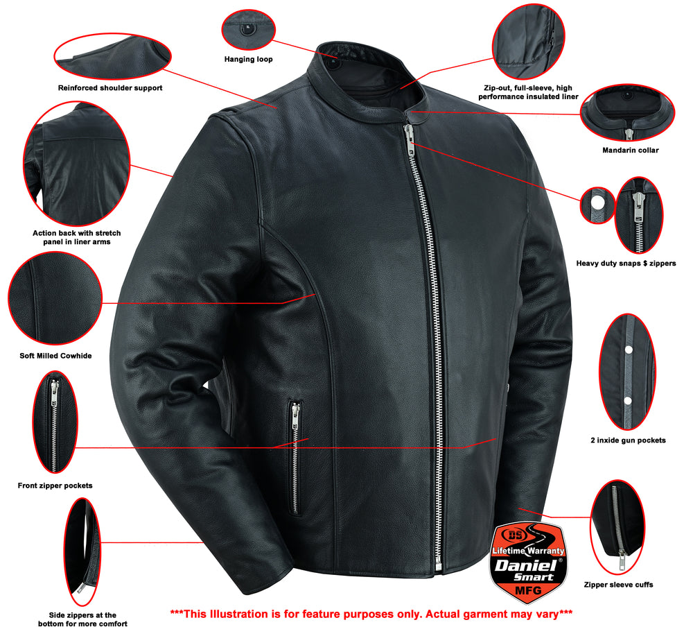 DS738 Men's Classic Scooter Jacket  Thunderbird Speed Shop