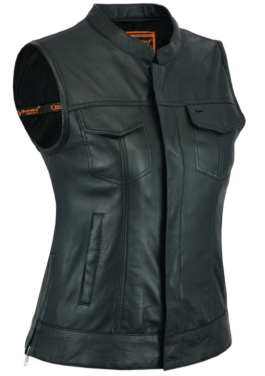 DS287 Women's Premium Single Back Panel Concealment Vest  Thunderbird Speed Shop