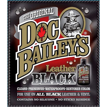 DBailey Doc Bailey's Leather Black Redye and Waterproof  Thunderbird Speed Shop