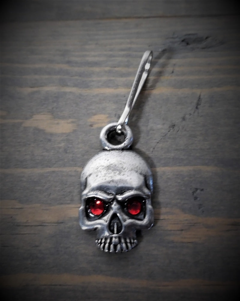 BZP-36 Skull Diamond Zipper Pull  Thunderbird Speed Shop