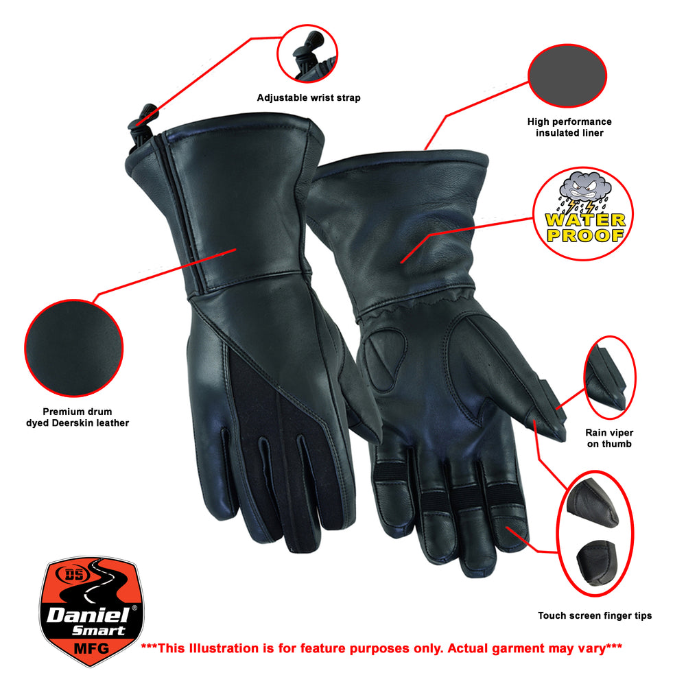 DS70 Women's Feature-Packed Deer Skin Insulated Cruiser Glove  Thunderbird Speed Shop