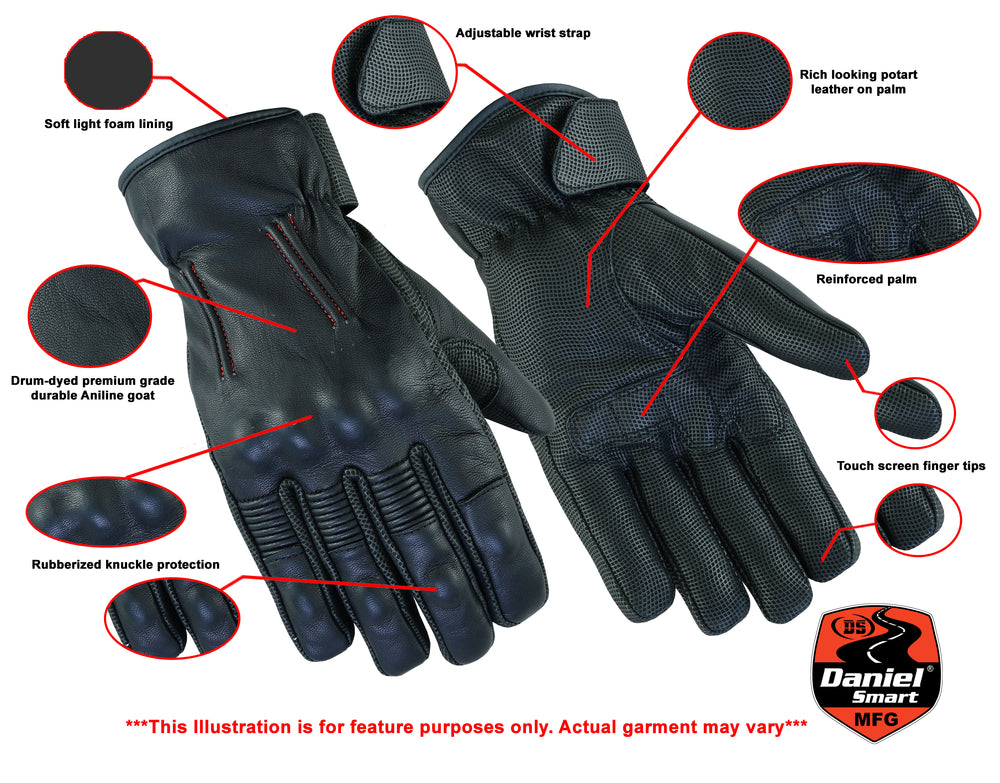 DS94 Men's Feature-Packed Rakish Glove  Thunderbird Speed Shop