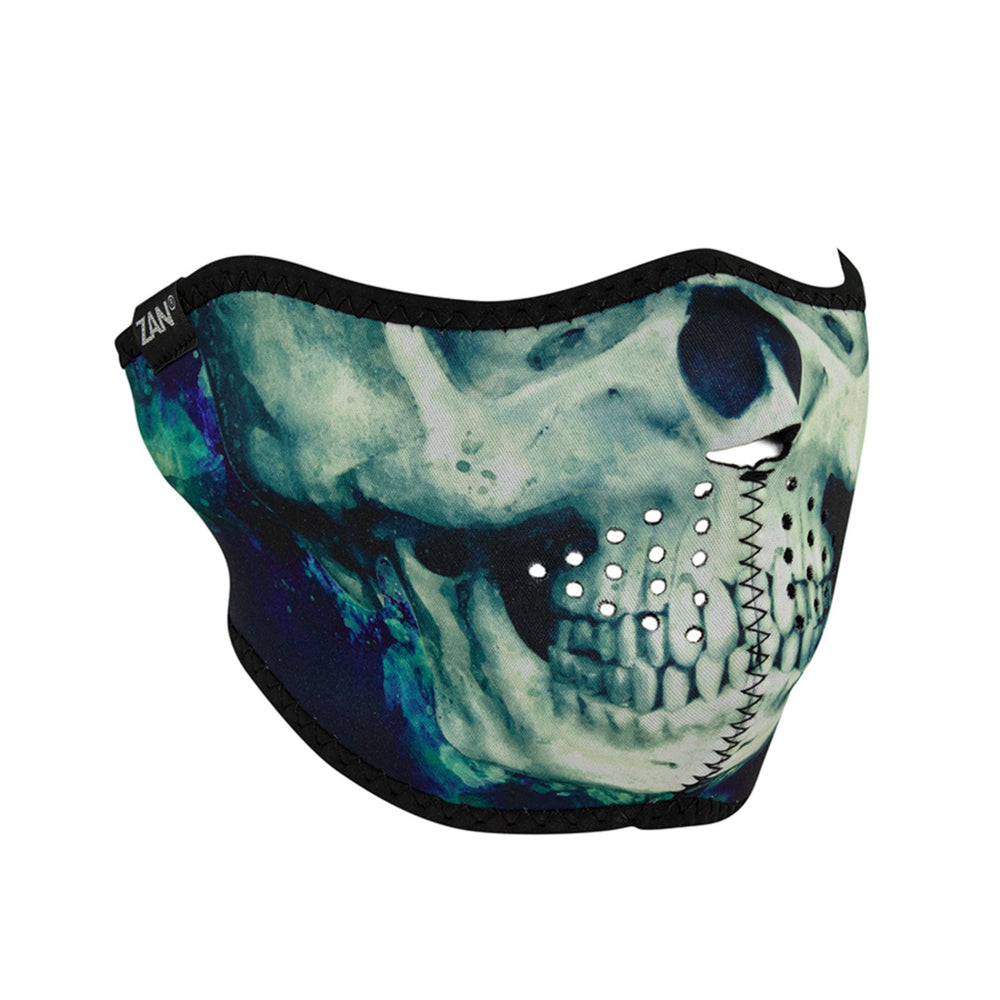 WNFM414H Neoprene Half Face Mask, Paint Skull  Thunderbird Speed Shop