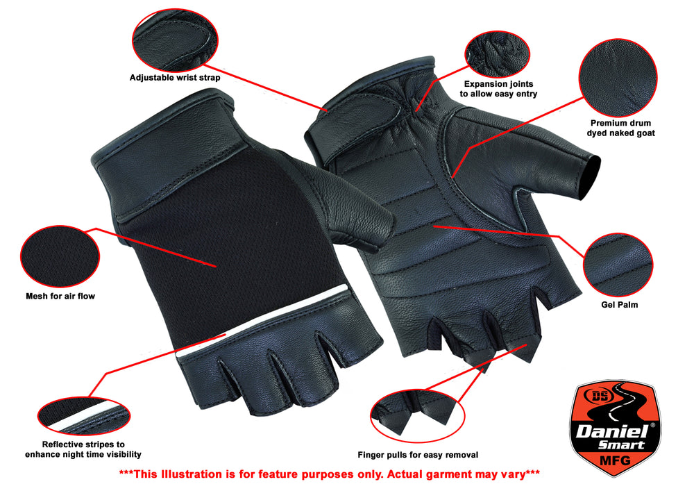 DS4 Women's Traditional Fingerless Glove  Thunderbird Speed Shop