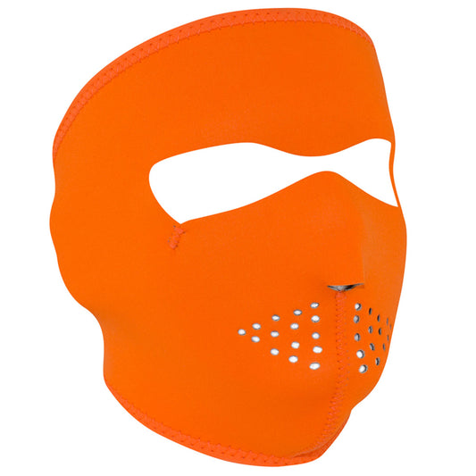 WNFM142 ZAN® Full Mask- Neoprene- High-Visibility Orange  Thunderbird Speed Shop