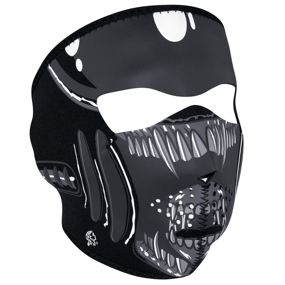 WNFM039 ZAN® Full Mask- Neoprene- Alien  Thunderbird Speed Shop