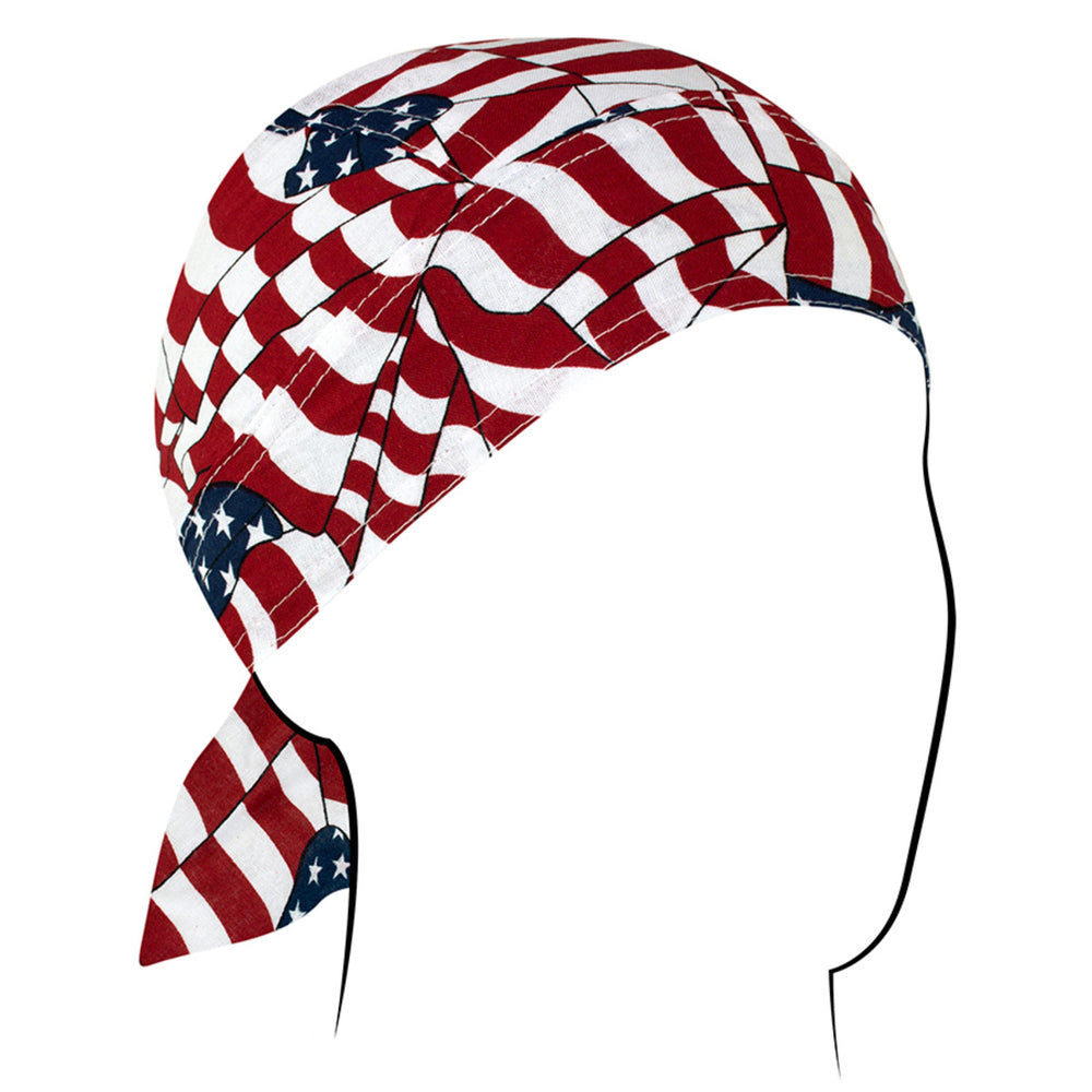 Z265 Flydanna®, Cotton, Wavy American Flag  Thunderbird Speed Shop