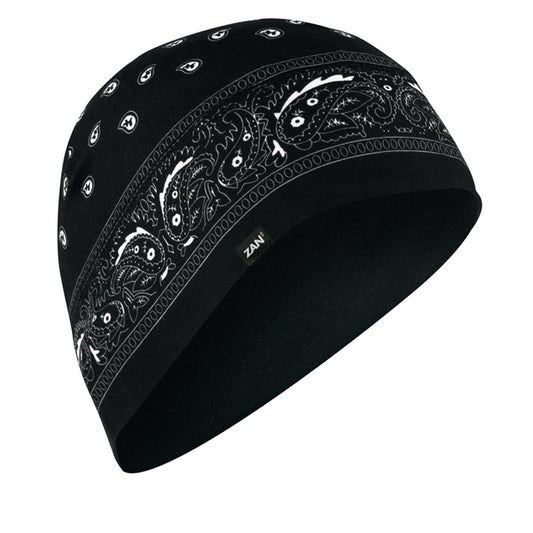 WHLL101 Helmet Liner/Beanie SportFlex(tm) Series, Black Paisley  Thunderbird Speed Shop