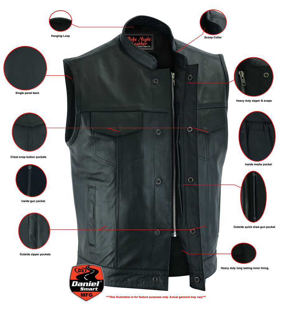 AM9192 Concealed Snap Closure, Scoop Collar & Hidden Zipper  Thunderbird Speed Shop