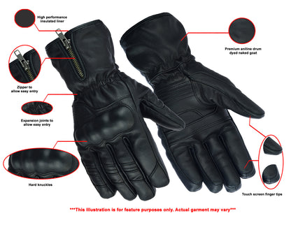 DS2493 Black Rain Performance Glove  Thunderbird Speed Shop