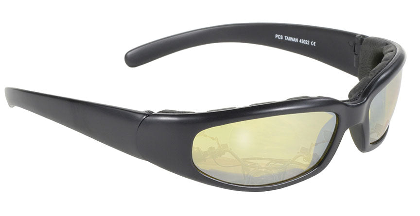 43022 Rally Wrap Padded Blk Frame/Yellow Lens  Thunderbird Speed Shop