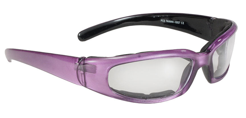 43027 Rally Wrap Padded Blk Frame/Purple Pearl/Clear Lens  Thunderbird Speed Shop