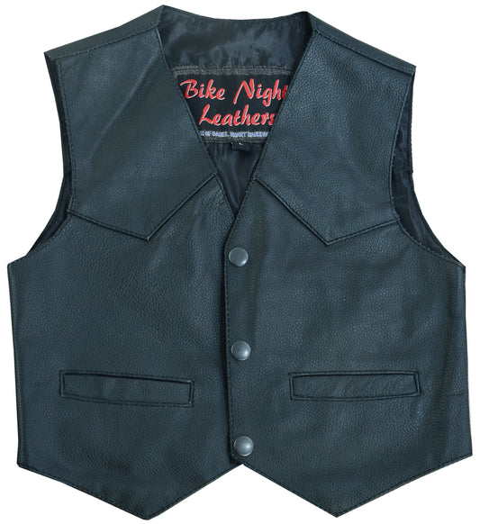 DS1744 Toddler Traditional Style Plain Side Vest  Thunderbird Speed Shop