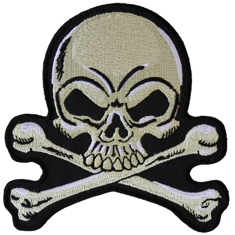 P6107 Skull and Crossbones medium Patch  Thunderbird Speed Shop