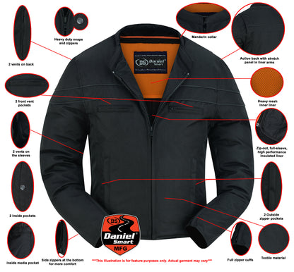 DS705 All Season Men's Textile Jacket  Thunderbird Speed Shop