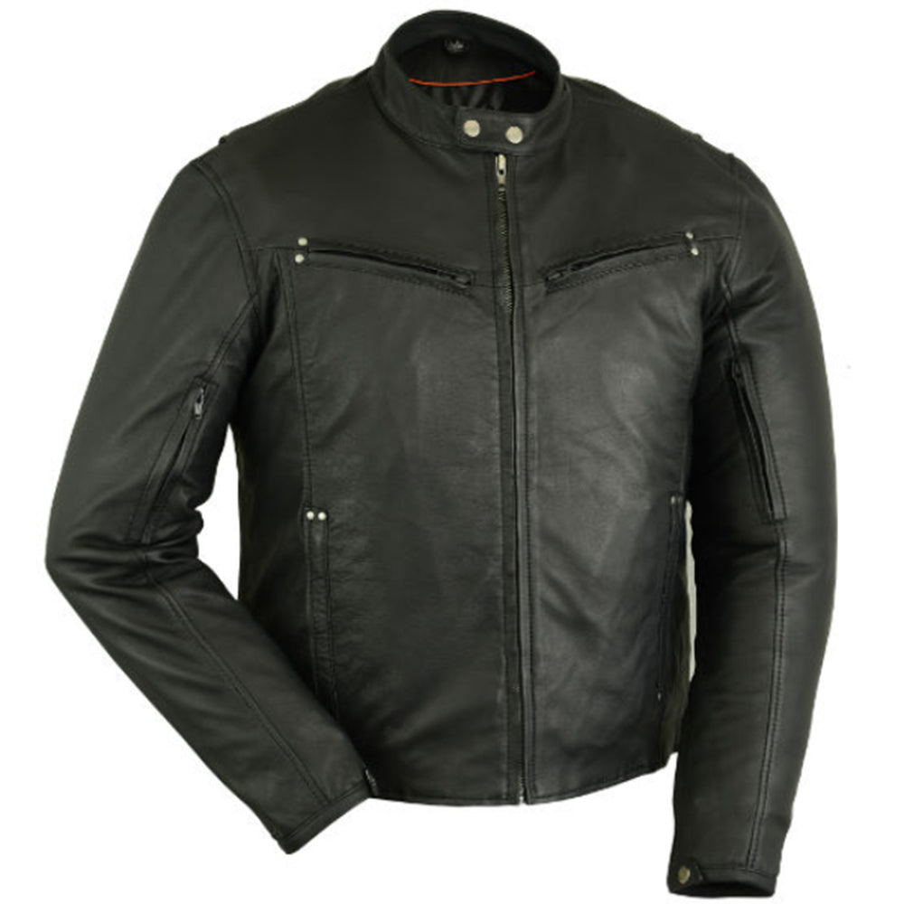 DS742 Men's Lightweight Drum Dyed Naked Lambskin Jacket  Thunderbird Speed Shop