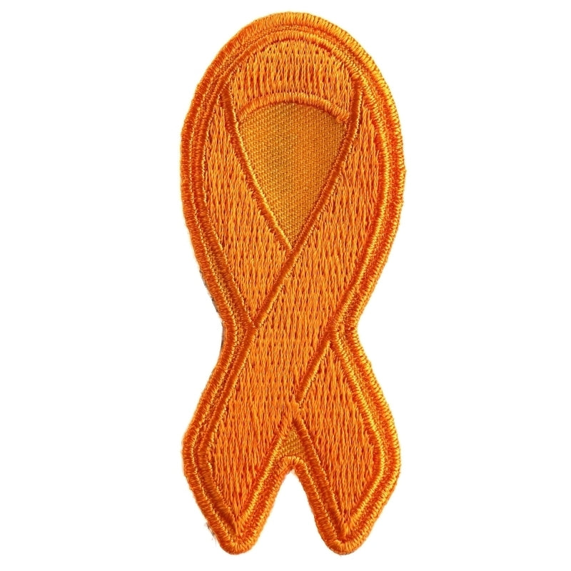 P3777 Orange Leukemia Awareness Ribbon Patch  Thunderbird Speed Shop