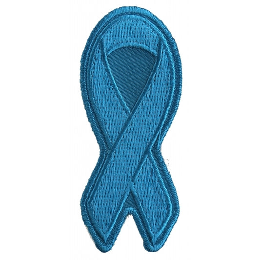 P3774 Blue Ribbon Patch For Awareness In Child Abuse and Bullying  Thunderbird Speed Shop