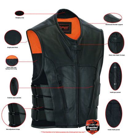 DS007 Men's Updated SWAT Team Style Vest  Thunderbird Speed Shop