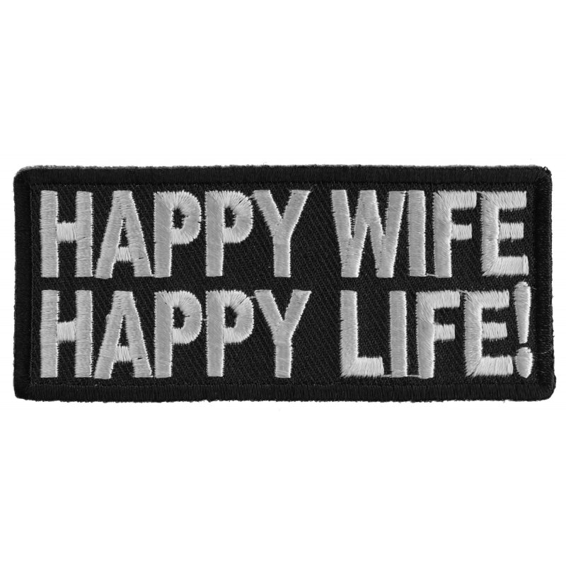 P1506 Happy Wife Happy Life Patch  Thunderbird Speed Shop